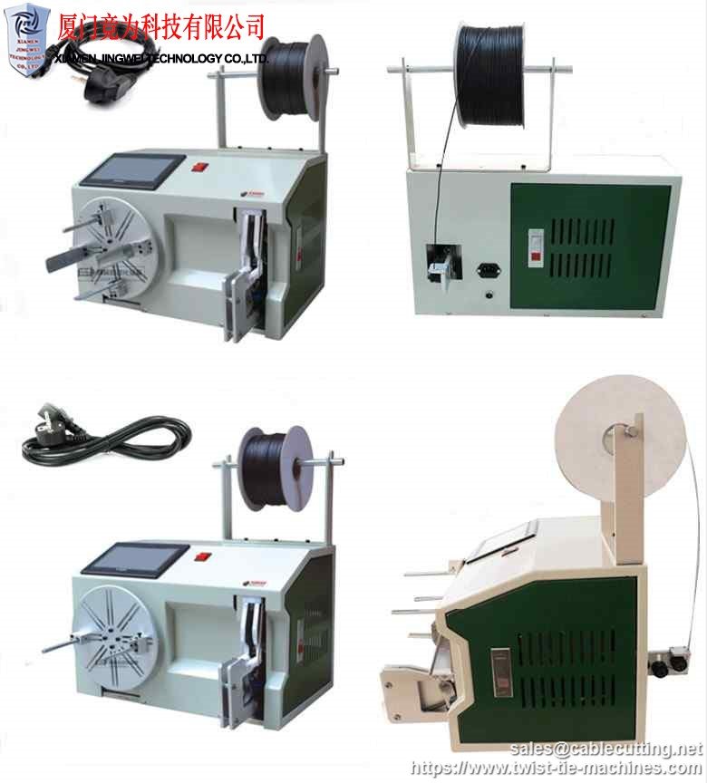 coiling tying machine, wire coiling and binding machine