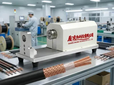 Automatic Braided Shield Cutting Machine for Cable Shielding Mesh Removal JW-1158X