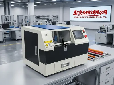 Automatic Cable Shielding Brushing, Folding, and Cutting Machine JW-835