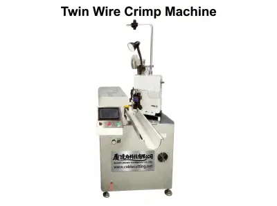 Automatic Twin Wire Crimp Machine | AWG16-28 | 3200mm Cutting - Auto Terminal Crimping Machine