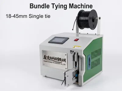 Automatic Touch Screen Bundle Tying Machine for 18-45mm Wires WPM-845C - Coiling & Binding Machine