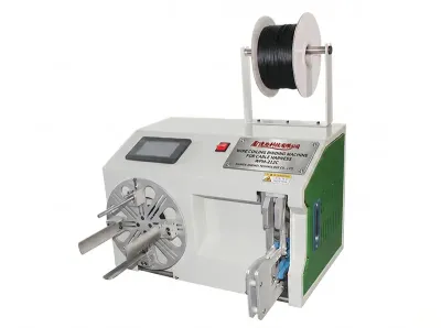 Semi-Automatic Wire Coiling Binding Machine for Cable Harness WPM-212C - Coiling & Binding Machine