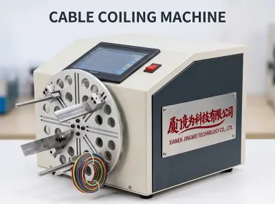 Automatic Cable Coiling Machine with Adjustable Speed WPM-2009L - Coiling & Binding Machine