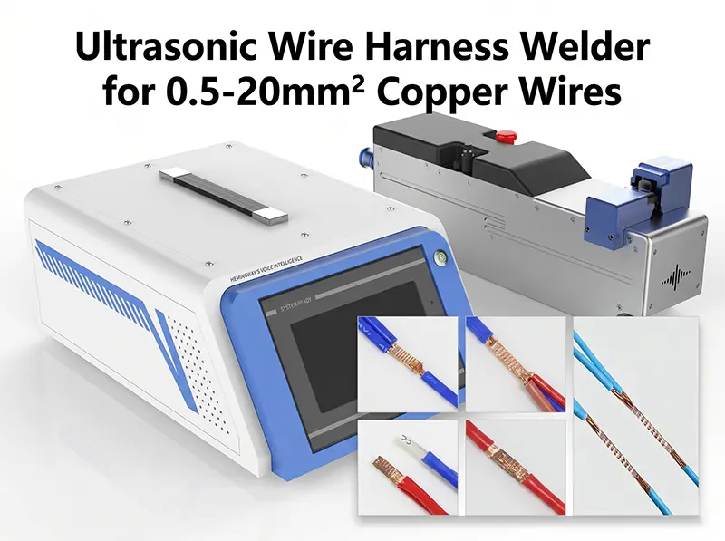 Ultrasonic Wire Harness Welder WPM-001-N with Video Guide