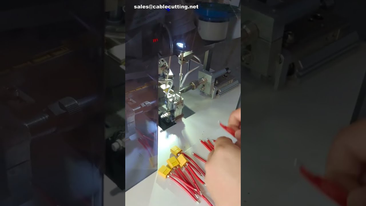 Connector Soldering Machine - Dual Gun Soldering for Round, Full Solder Joints