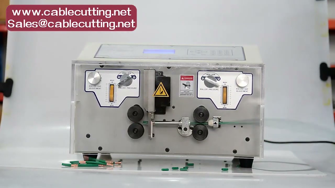 Automatic Computer Wire Stripping Machine 300W for Peeling, Cutting 0.1-8mm² & 0.1-10mm²