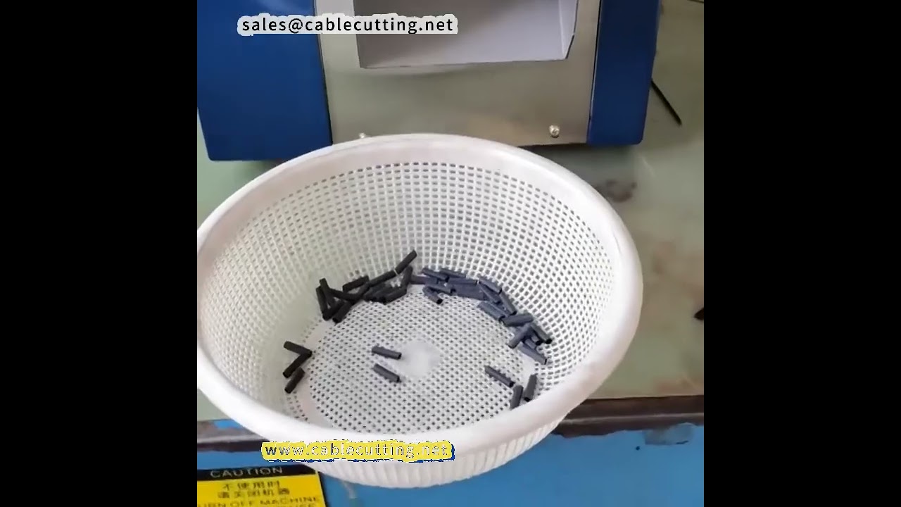 Automatic Computer Pipe Cutting Machine for Heat Shrinkable Tube, Silicone, Plastic, and Teflon