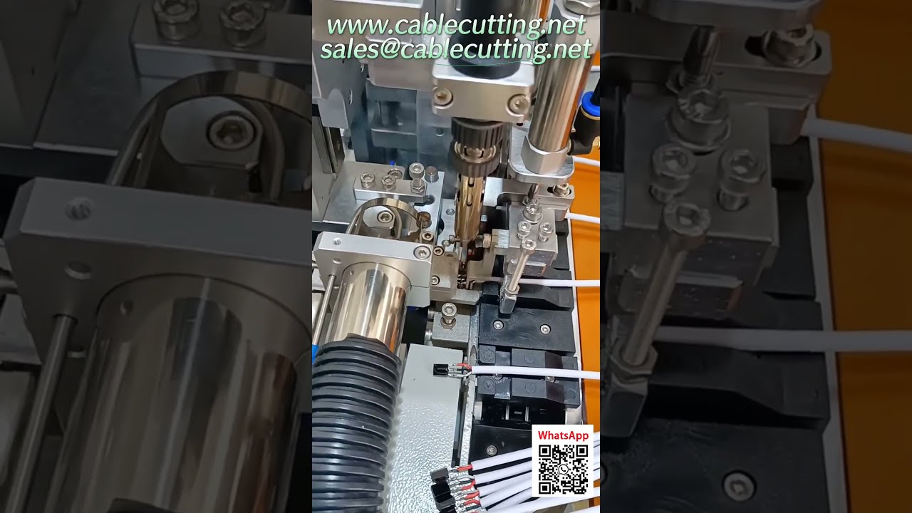 Automatic Wire Cutting and Stripping Machine for Industrial Automation